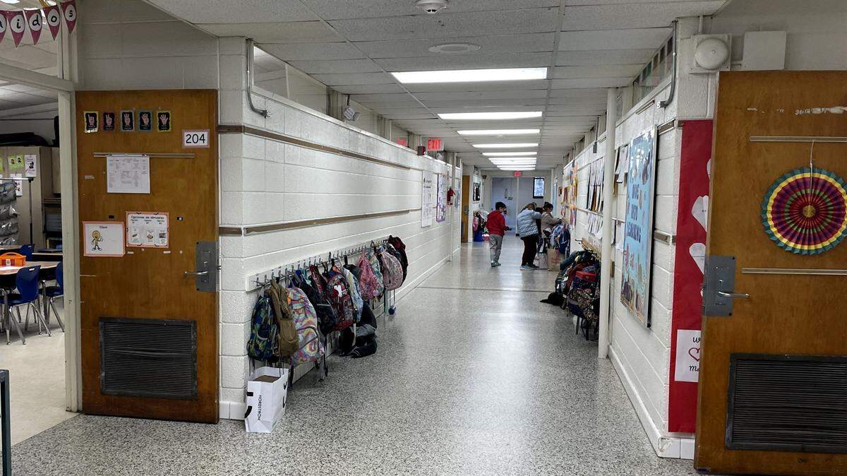 Carrboro Elementary School staff put fresh paint on the walls, a shine on the floors and hang colorful displays to provide students with a positive learning environment in the 67-year-old school.