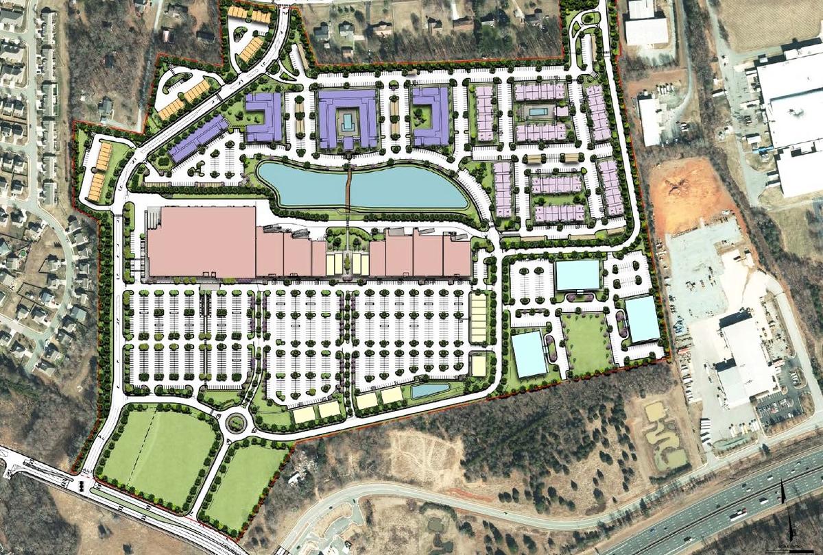 The Buc-ee’s exit in Mebane has attracted another new project that could add over two dozen retail and restaurant storefronts, 645 apartments, 38 townhomes, and future office and medical buildings on Tollingwood-Hawfields Road, just off Interstates 85/40.