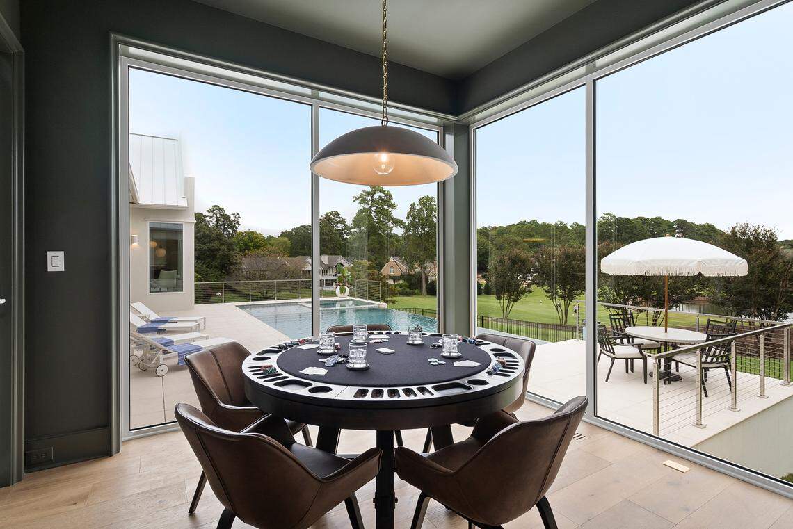 This 5-bed, 7-bath house is listed for nearly $7 million in North Ridge, Raleigh.