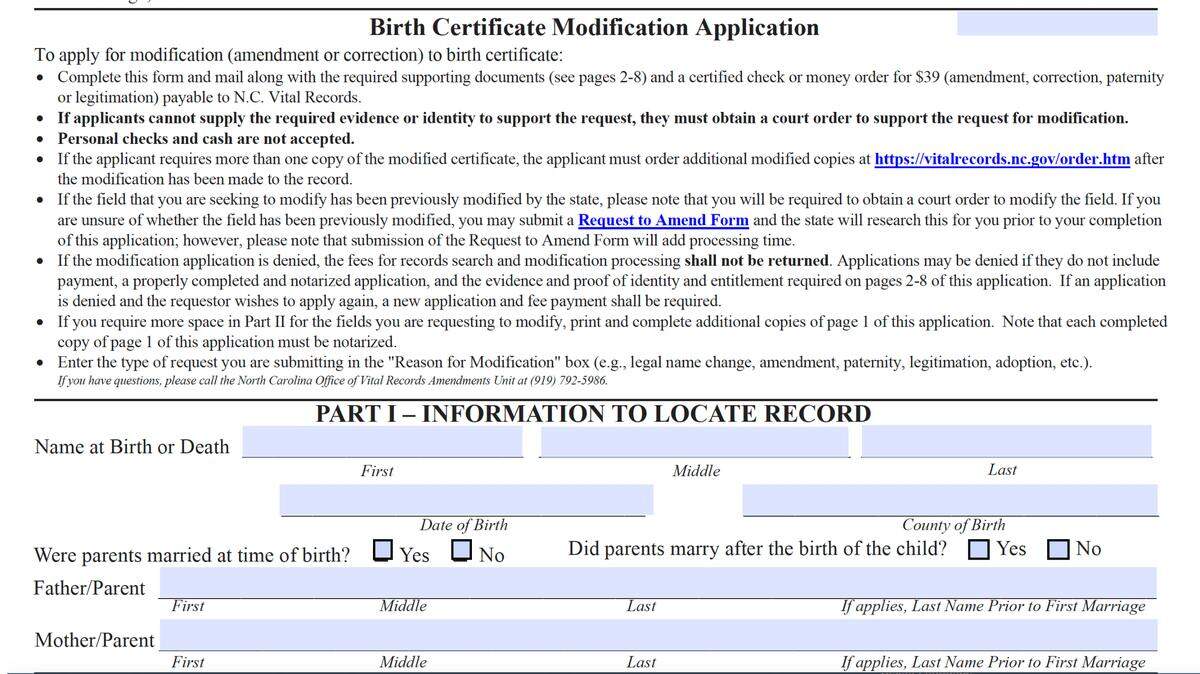 Thousands of North Carolinians are waiting, at times for over a year, to get birth certificates issued or amended.