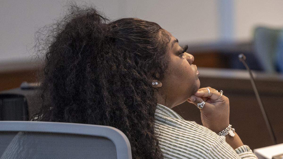 Brenay Kennard, who has 3 million followers on TikTok, represents herself in Durham County Superior Court as the defendant in an alienation of affection lawsuit on Thursday, Nov. 6, 2025. Akira Montague sued Kennard in May 2024, accusing her of having an affair with Montague’s now ex-husband, Timothy Montague, according to the complaint. Akira Montague is seeking more than $3.5 million in damages.