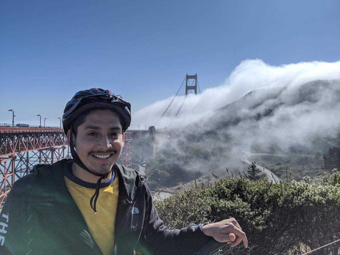 Fernando Osorto graduated from the Code the Dream boot camp that focuses on teaching immigrant youth how to code. He got a job at Duke University as a web developer after completing the program.
