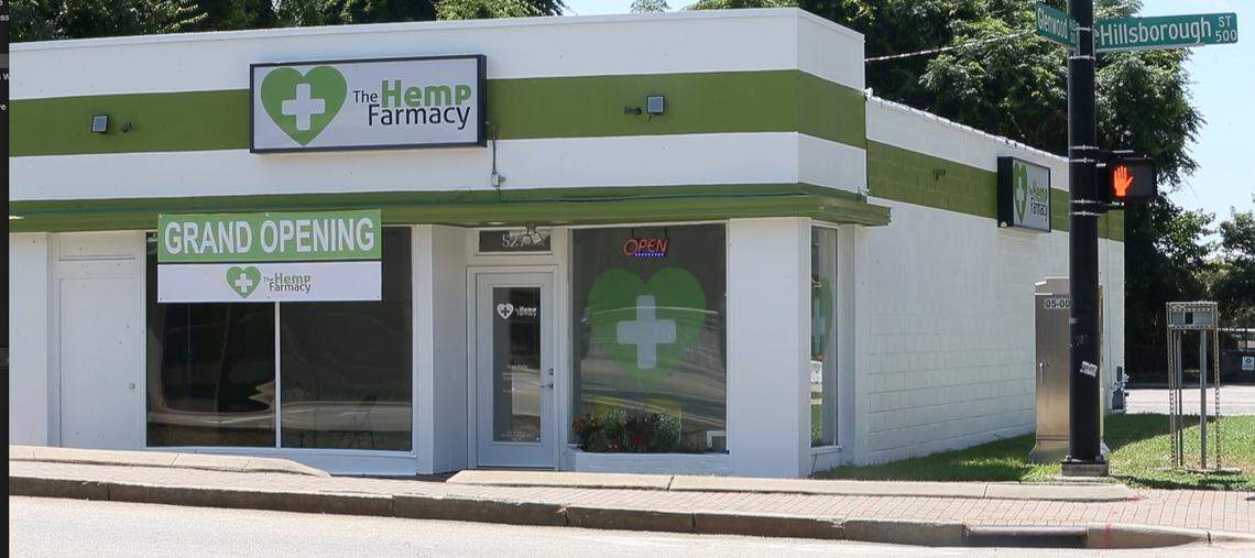 The Hemp Farmacy opened in July at the corner of Hillsborough Street and Glenwood Avenue offering products containing CBD, one of the molecules that make up cannabis. The CBD is sold in many forms from edible gummies and honey sticks to topical and smokeable forms.