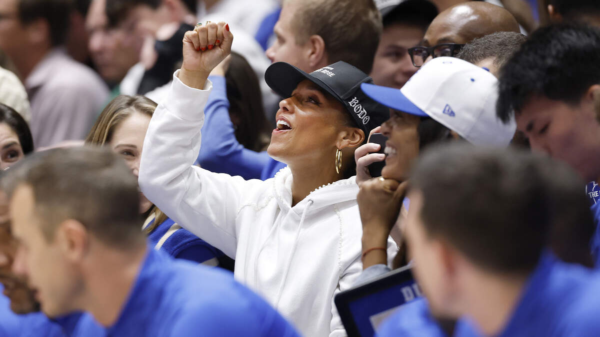 Why was Alicia Keys watching Duke basketball at Cameron Tuesday night?