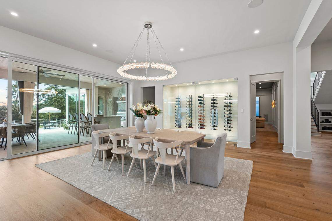 This 5-bed, 7-bath house is listed for nearly $7 million in North Ridge, Raleigh.