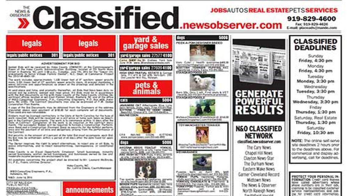 Classified Advertising