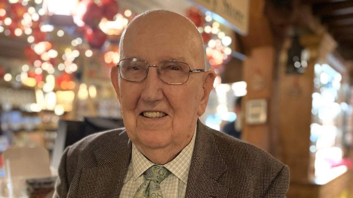 Walter Hilliard Greene, who is 96, played on the UNC-Chapel Hill basketball team that won the NCAA Division I championship. Today, he is a popular greeter at the Angus Barn in Raleigh.