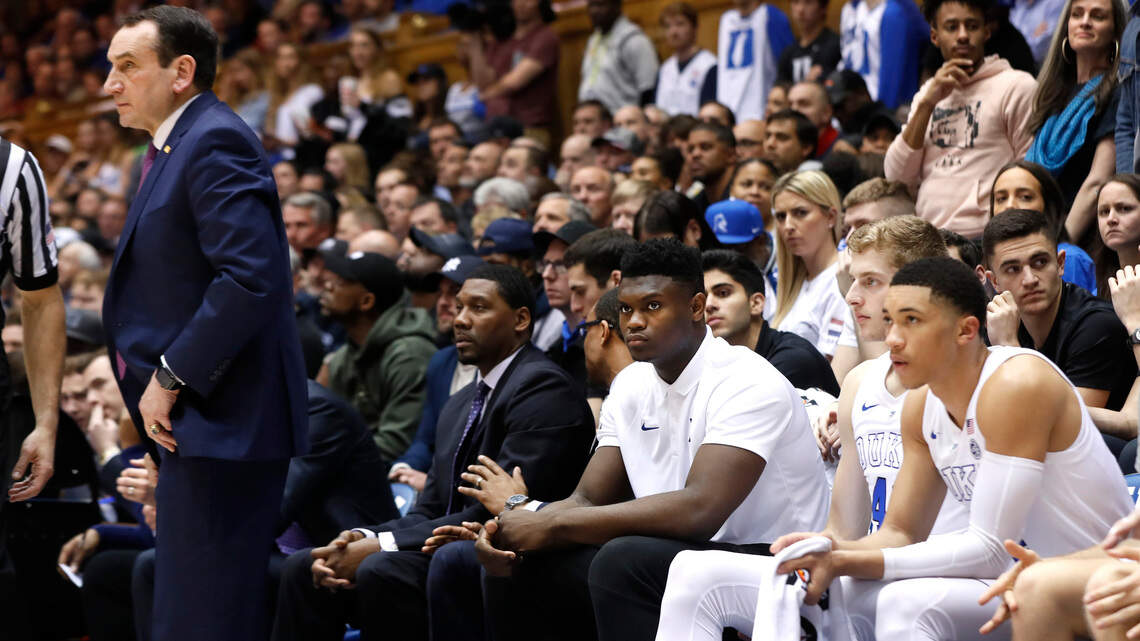 Zion Williamson won’t play for Duke against UNC