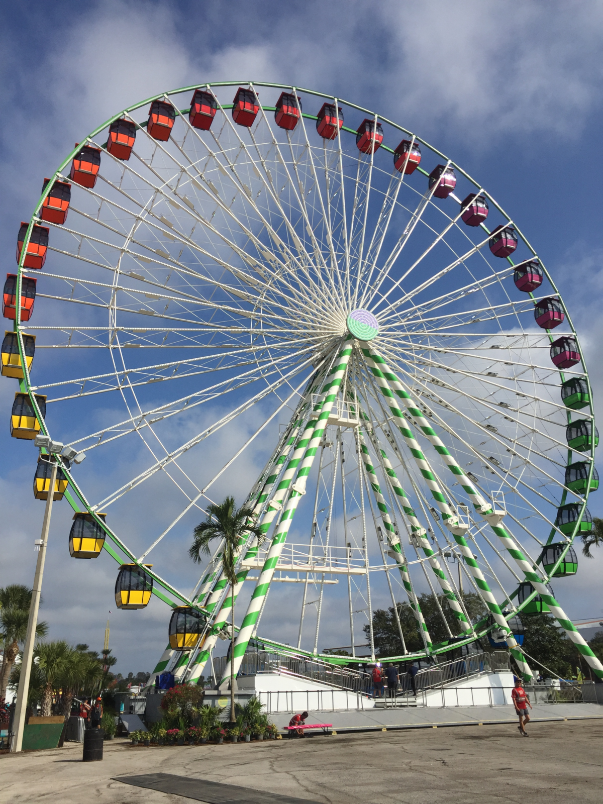 The NC State Fair will have a new 155-foot tall Ferris wheel as this year’s major addition. A total of 36 enclosed six-person gondolas will hold 216 fairgoers at a time for the 10-minute ride.