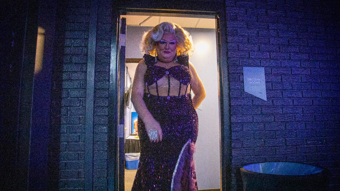 Brenda the 7-foot drag queen affirms her art with sass, shade and plain speaking
