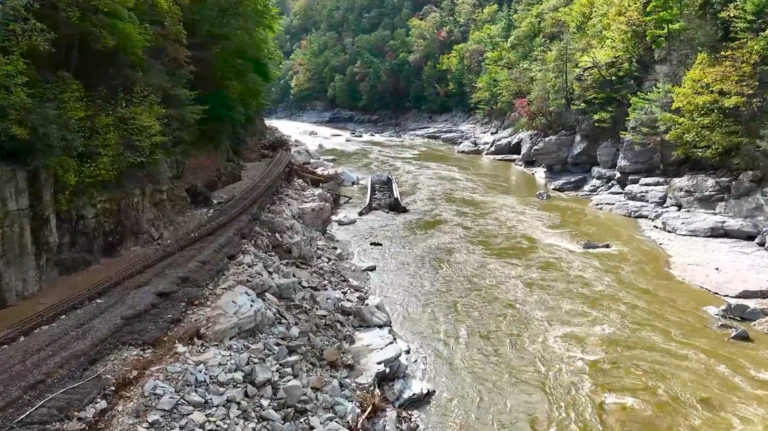 A year after Helene, CSX trains are moving through the NC mountains again