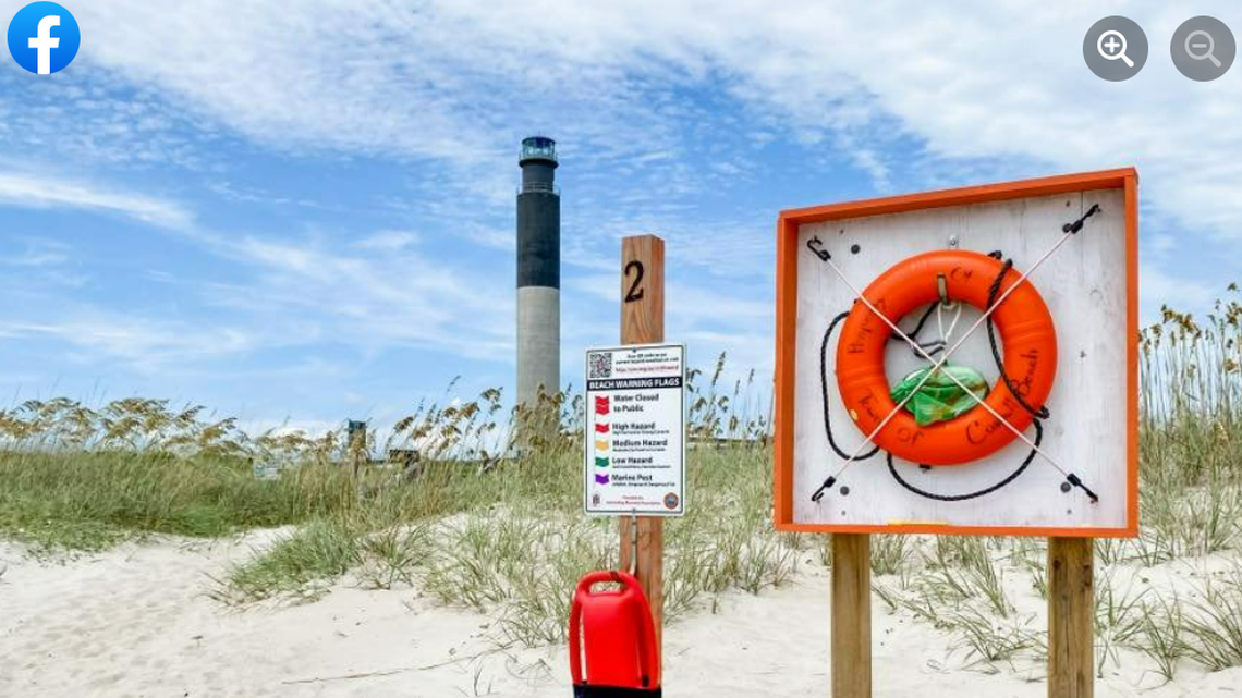 Two young girls were saved from drowning over the weekend when a ‘heroic’ beachgoer ran into the ocean and pulled them out, NC officials say.