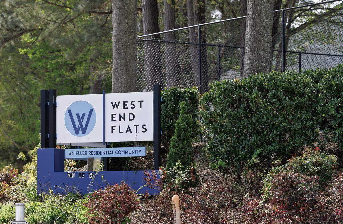 West End Flats is pictured in Carrboro, N.C. on Wednesday, April 8, 2026. 
