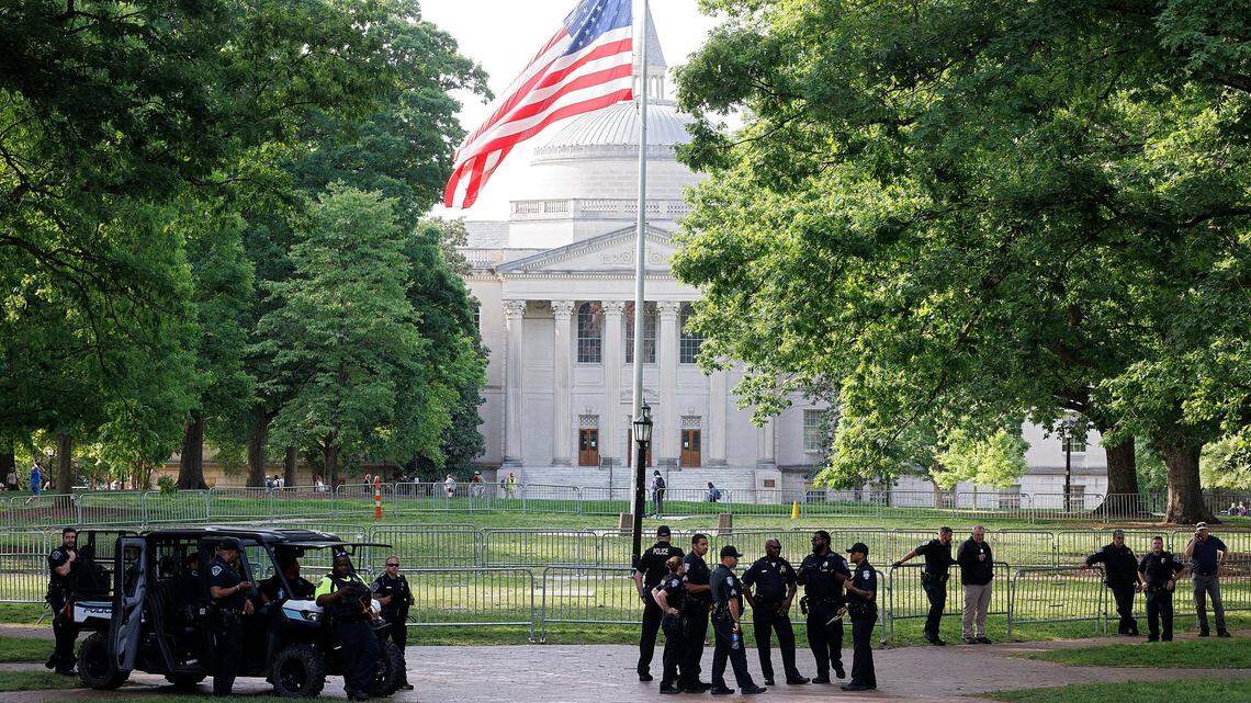 UNC leaders: Protesters ‘backtracked’ on commitment to follow university rules