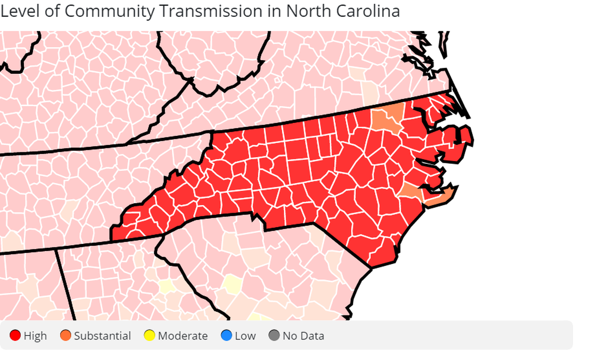 Centers for Disease Control and Prevention coronavirus data for Dec. 6, 2021, to Dec. 12, 2021.