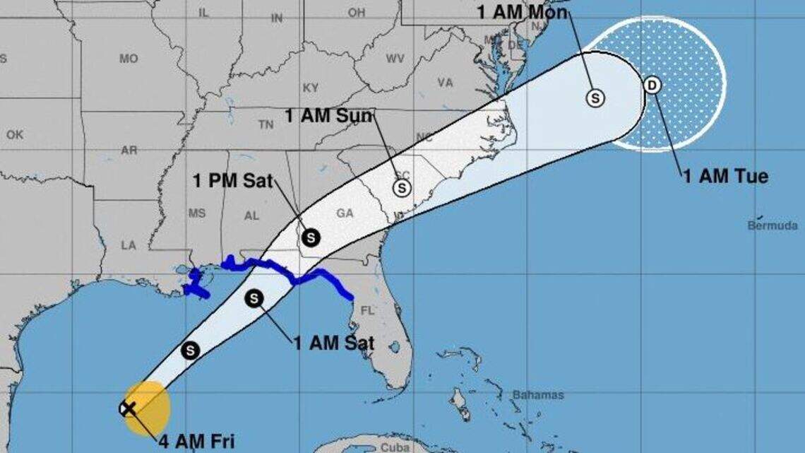 Nestor strengthens to a tropical storm officially — and it’s staring at North Carolina