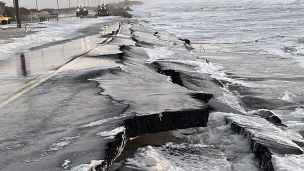 NC restarts emergency ferries as storm closes Outer Banks Highway on ...