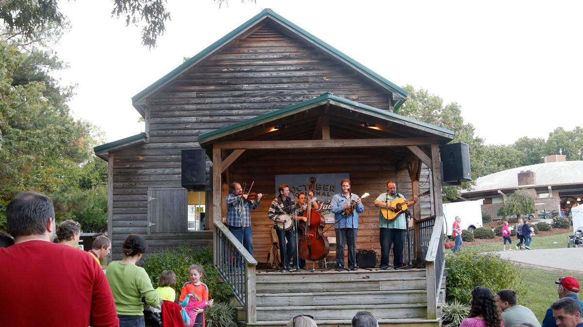 The Homegrown Music Fest at the NC State Fair features free music by North Carolina artists at The Heritage Circle Stage, pictured here, and at The Waterfall Music Stage. 