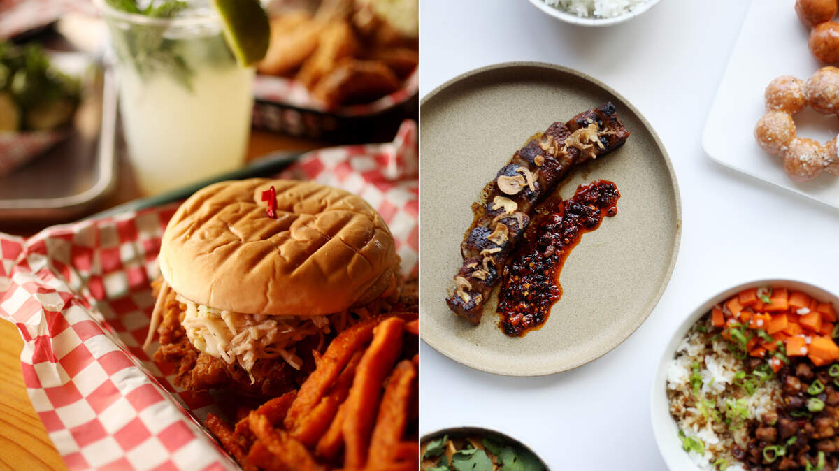 DeeLuxe Chicken in Durham, left, and Heirloom Brewshop in Raleigh, right, are at opposite ends of the restaurant spectrum except for one key trait : each puts a refreshing new spin on the counter service restaurant experience.