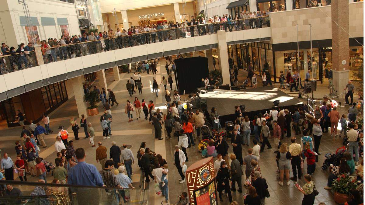The Streets at Southpoint is being reenvisioned with apartments, a hotel, office space and parking garages. The mall opened in Durham in 2002.