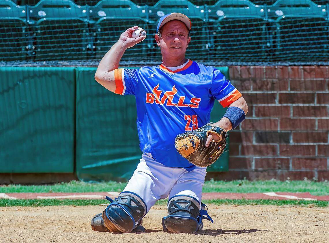 After two double lung transplants, Christian Lupo is an all-star with the over-60 classic division of the Central Carolina MSBL.