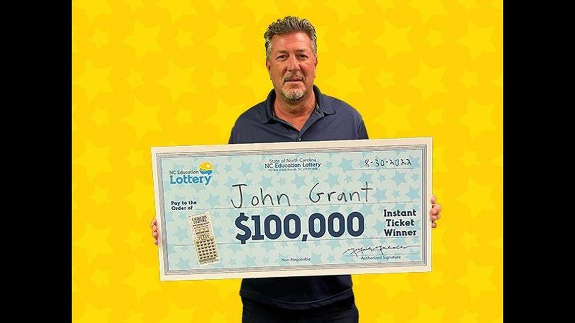 John Grant bought the winning ticket while stopping for gas, officials said.