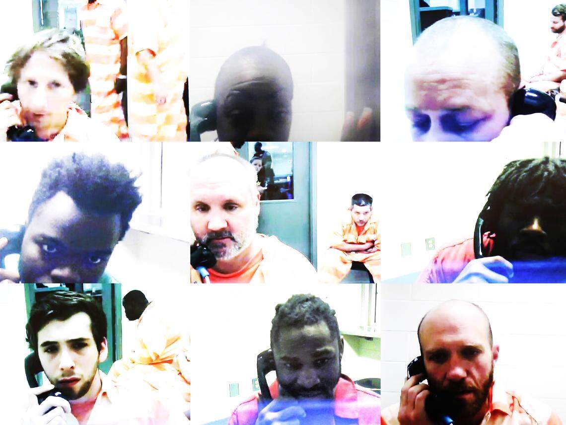 Dozens of defendants make their first court appearances in Wake County on Jan during their first appearances about whether or not they will work with a court appointed lawyer, their next court dates, and their bonds.