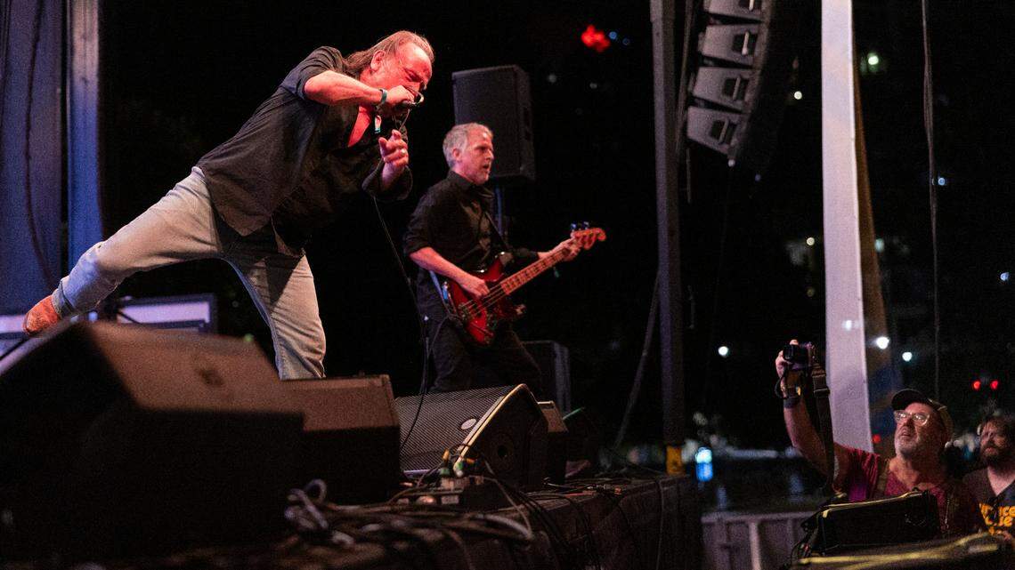 Jesus Lizard performs at at Moore Square in Raleigh during the Hopscotch Music Festival on Saturday, Sept. 7, 2024.