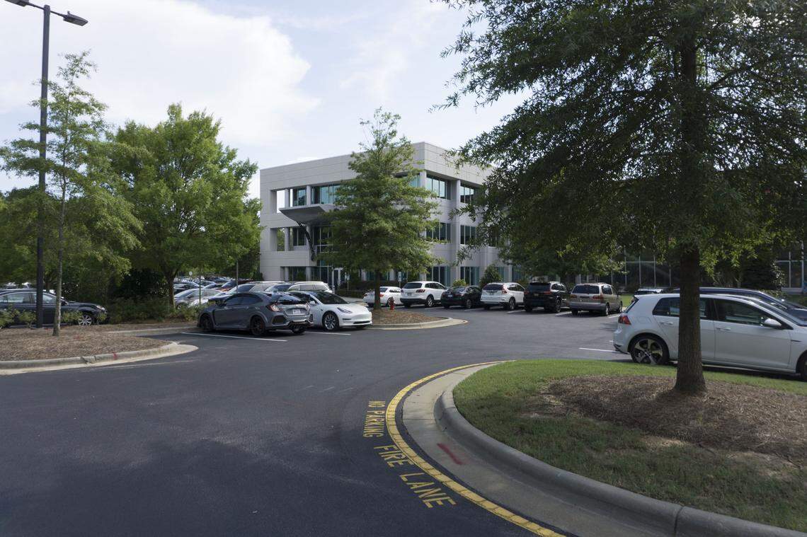 Epic Games has a low-key corporate campus located off Crossroads Boulevard in Cary, N.C.