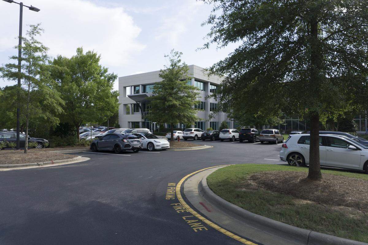 Epic Games has a low-key corporate campus located off Crossroads Boulevard in Cary, N.C.