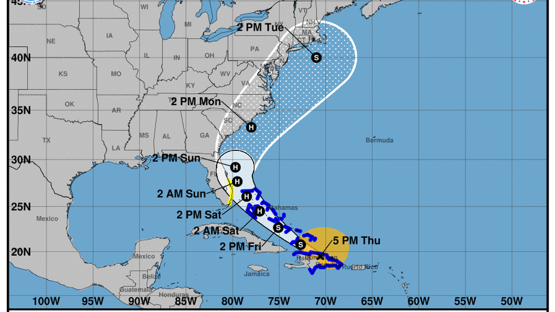 Isaias could be hurricane when it hits Georgia and the Carolinas. Here’s the forecast
