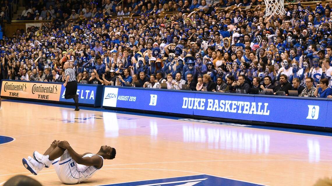 Will Zion Williamson play again for Duke? He’s listed as ‘day-to-day.’