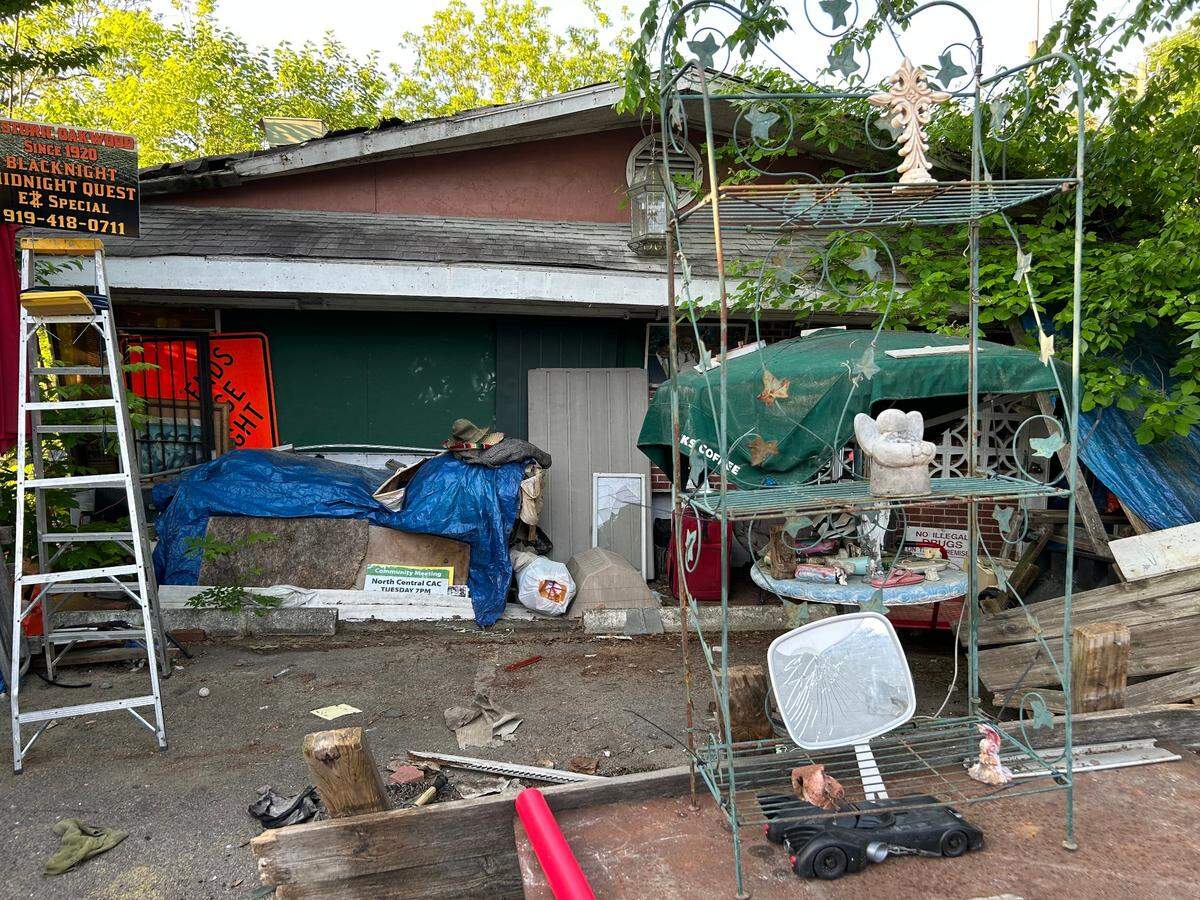 This is how 1602 Oakwood Ave. looks after the city’s nuisance abatement.