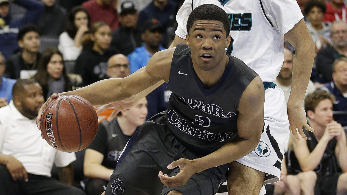 Sierra Canyon (Calif.) High School guard Cassius Stanley in action in 2018.