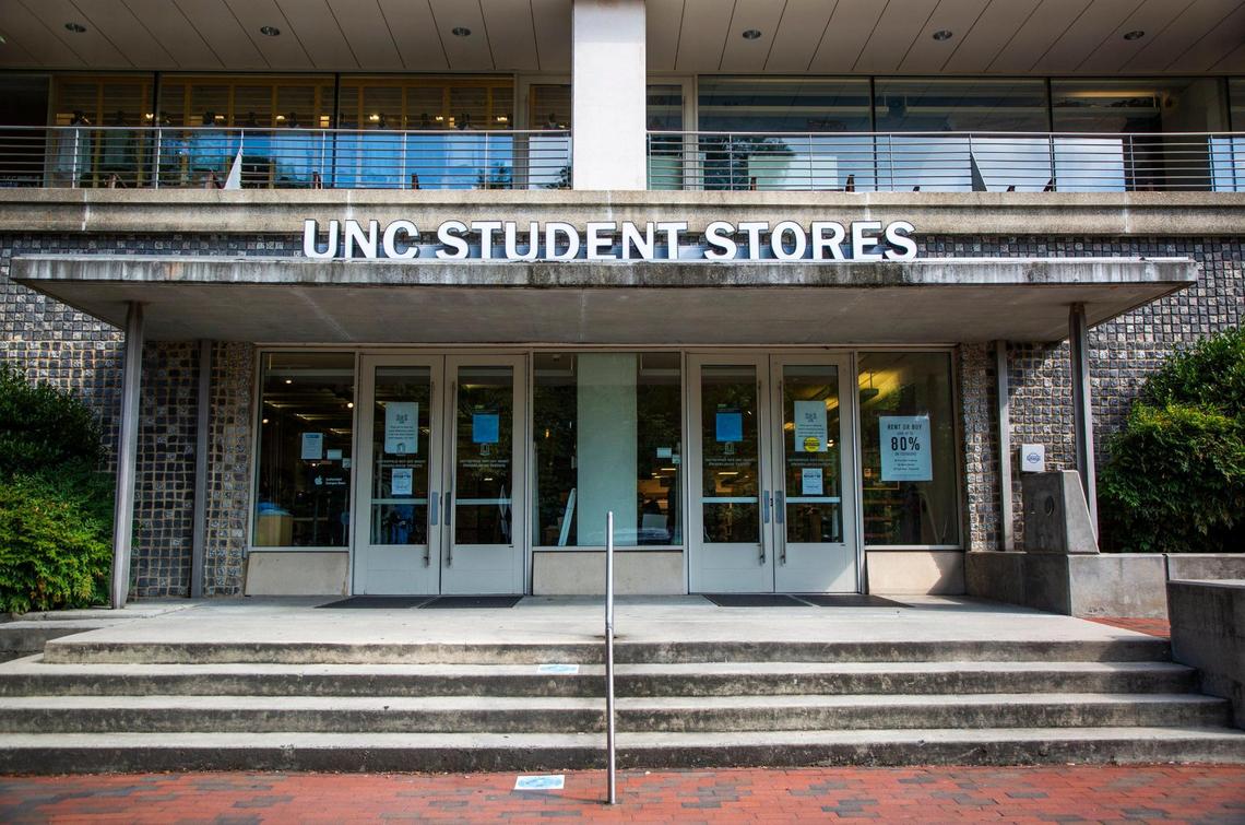 The UNC Student Stores is located in the Daniels Building, one of four on UNC Chapel HillÕs campus that have been recommended for renaming under a new policy approved by the UNC Board of Trustees during a meeting on Thursday, July 16, 2020, in Chapel Hill, N.C. The other three buildings are Carr Building, Ruffin Residence Hall and Aycock Residence Hall.