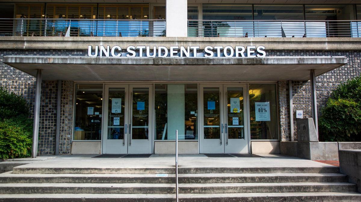 The UNC Student Stores is located in the Daniels Building, one of four on UNC Chapel Hill’s campus that have been recommended for renaming under a new policy approved by the UNC Board of Trustees during a meeting on Thursday, July 16, 2020, in Chapel Hill, N.C. The other three buildings are Carr Building, Ruffin Residence Hall and Aycock Residence Hall.