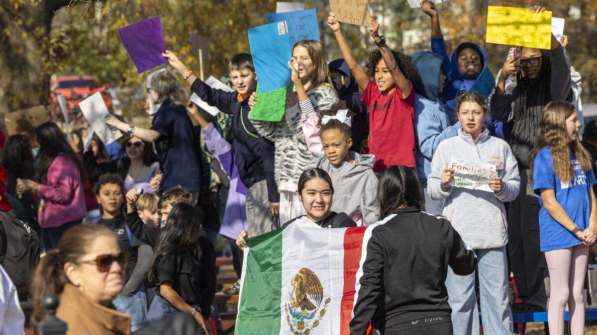 Durham students protest Border Patrol, ICE activity as threat to education
