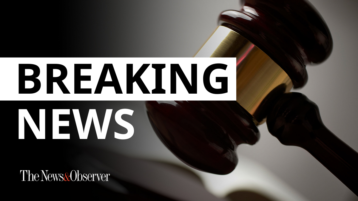 News & Observer breaking court news photo featuring a gavel