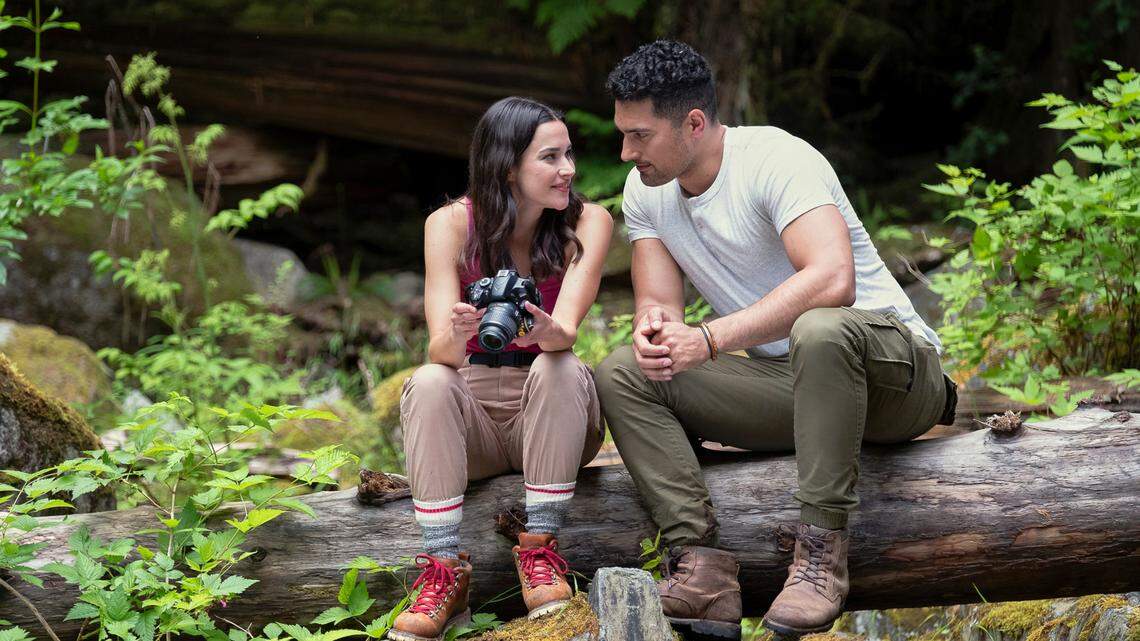 Rhiannon Fish and Darien Martin star in the Hallmark movie “Journey of My Heart.”