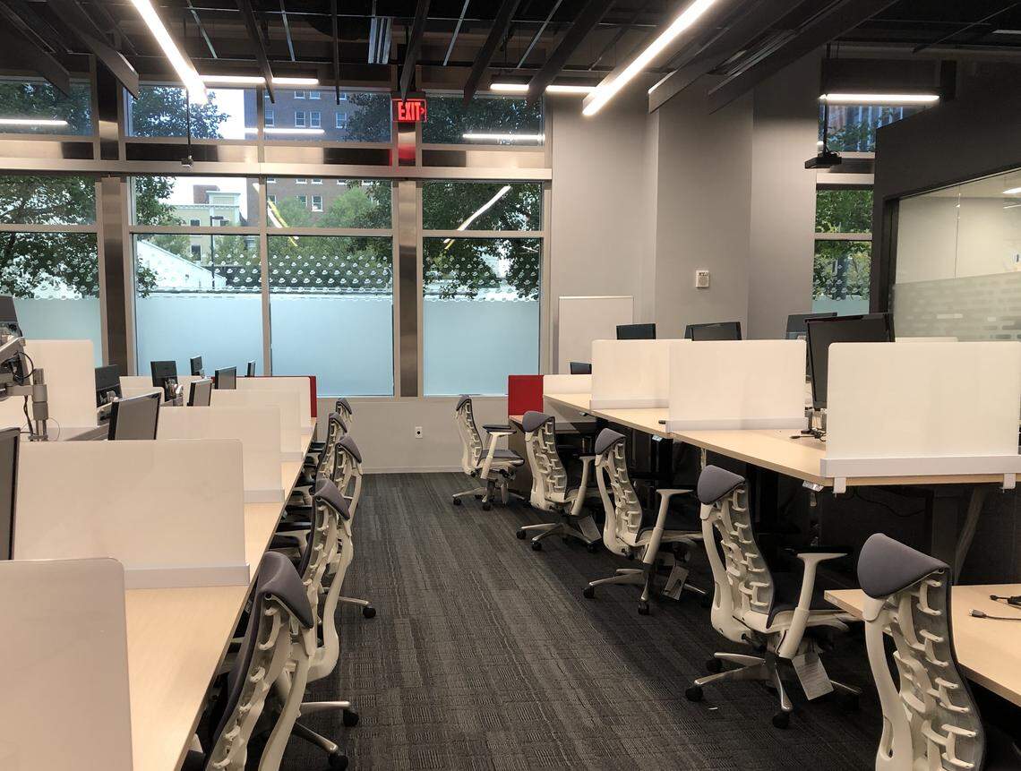 More than 2,200 employees work in Red Hat tower in downtown Raleigh