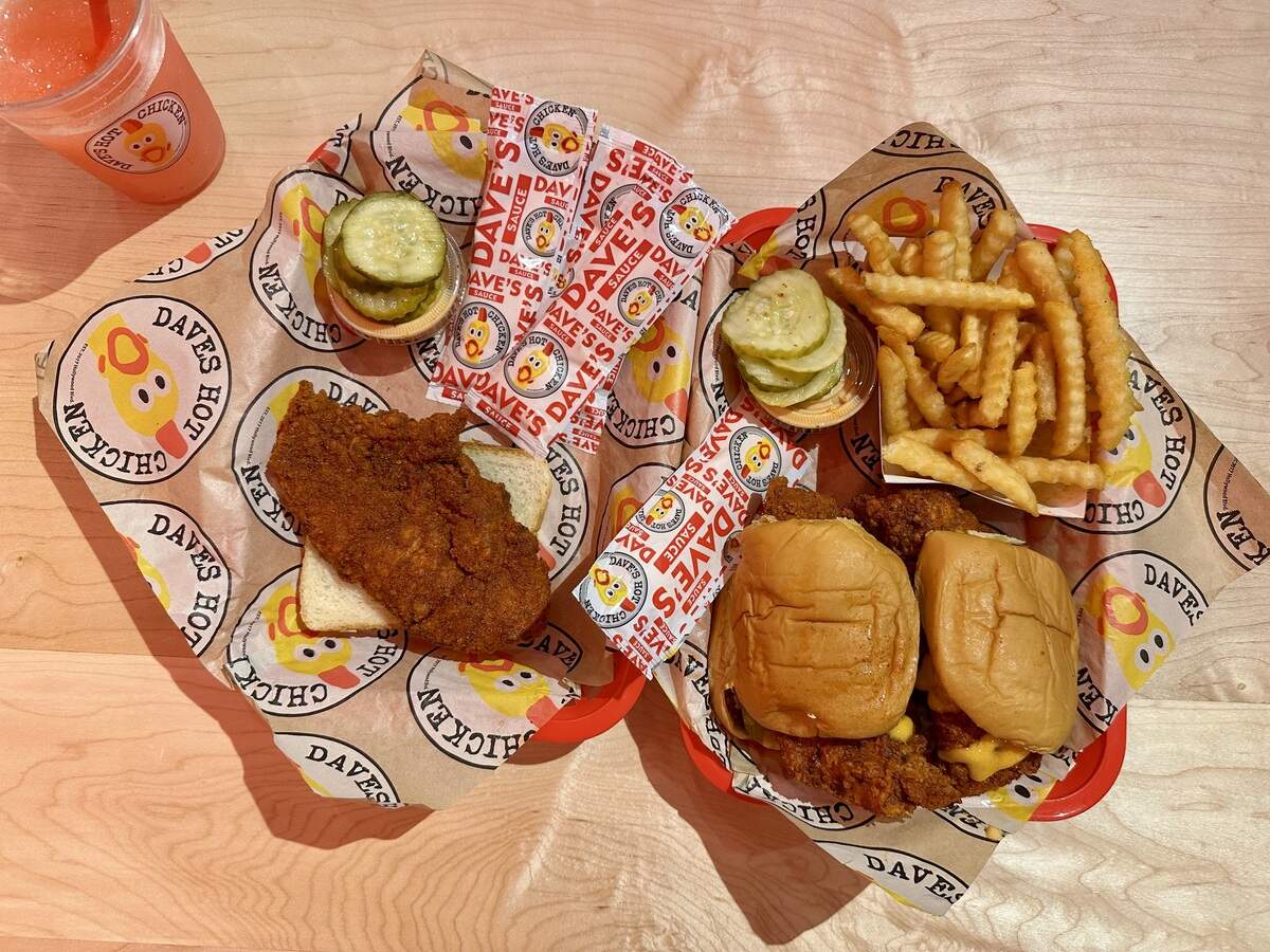 Dave’s Hot Chicken serves fried-to-order Nashville-style chicken.
