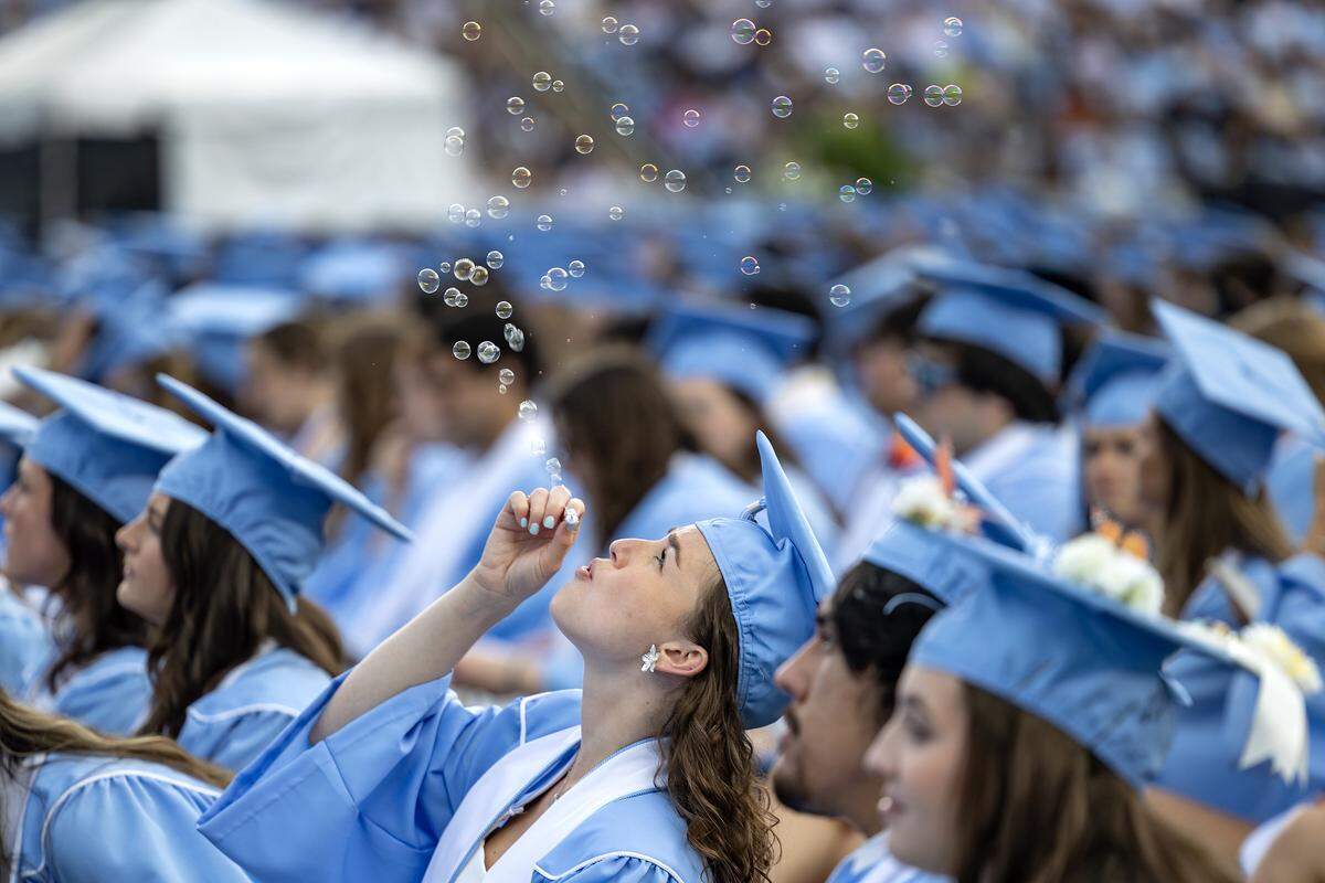 UNC-Chapel Hill celebrated the graduation of 7,183 students at the annual Spring Commencement on May 9, 2026, at Kenan Memorial Stadium.