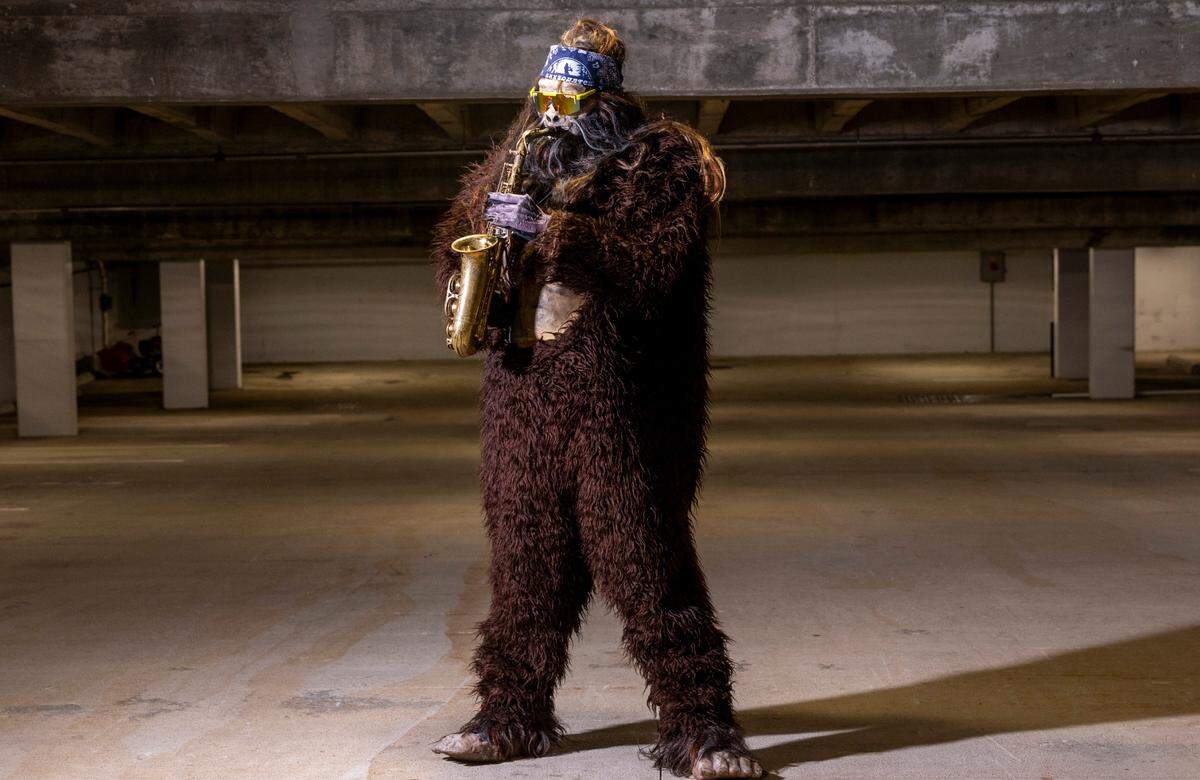 Saxsquatch, the Chapel Hill cryptid whose saxophone playing made him a huge viral hit, is launching a US tour with a Feb. 15 stop at Motorco in Durham.