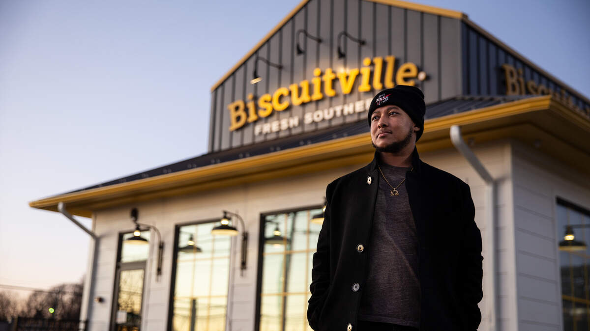 Cody Byrd poses for a portrait at the Biscuitville on West Market Street in Greensboro, N.C., on Tuesday, January 7, 2020.