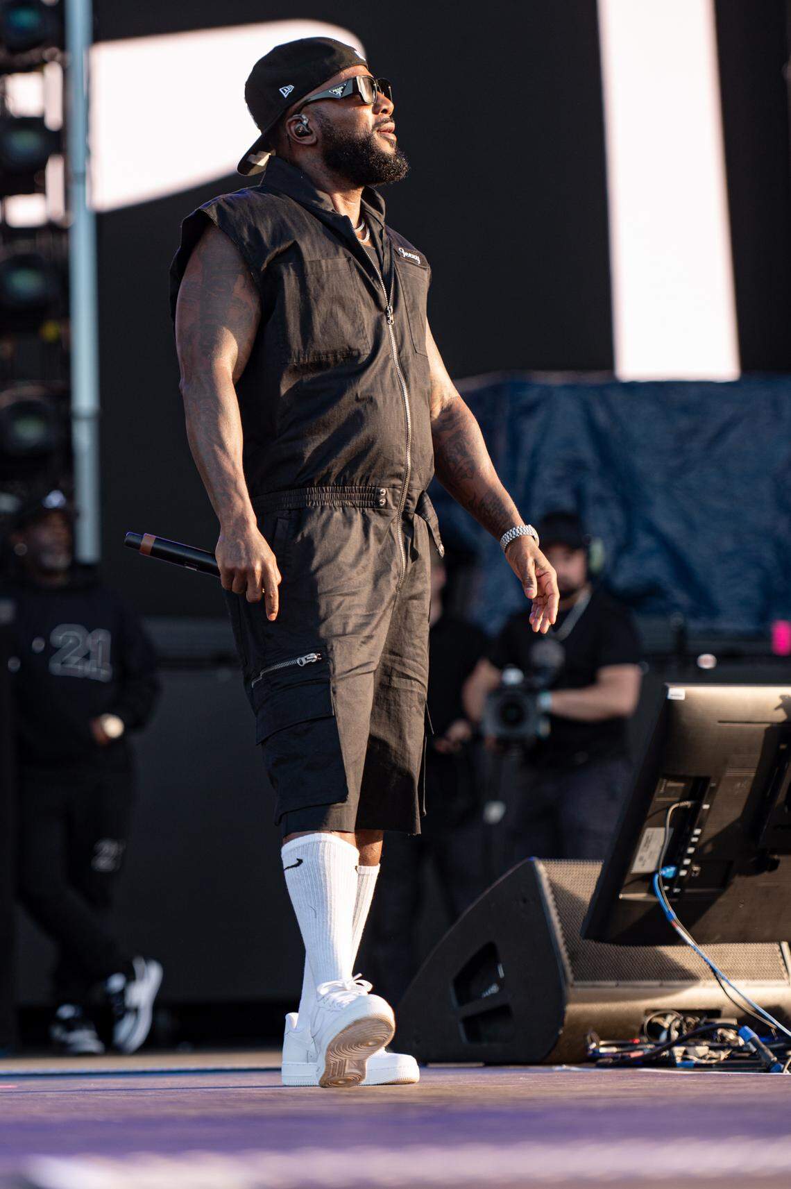 Jeezy lperforms during the second day of Dreamville Festival in Raleigh, N.C. on Sunday, April 7, 2024.