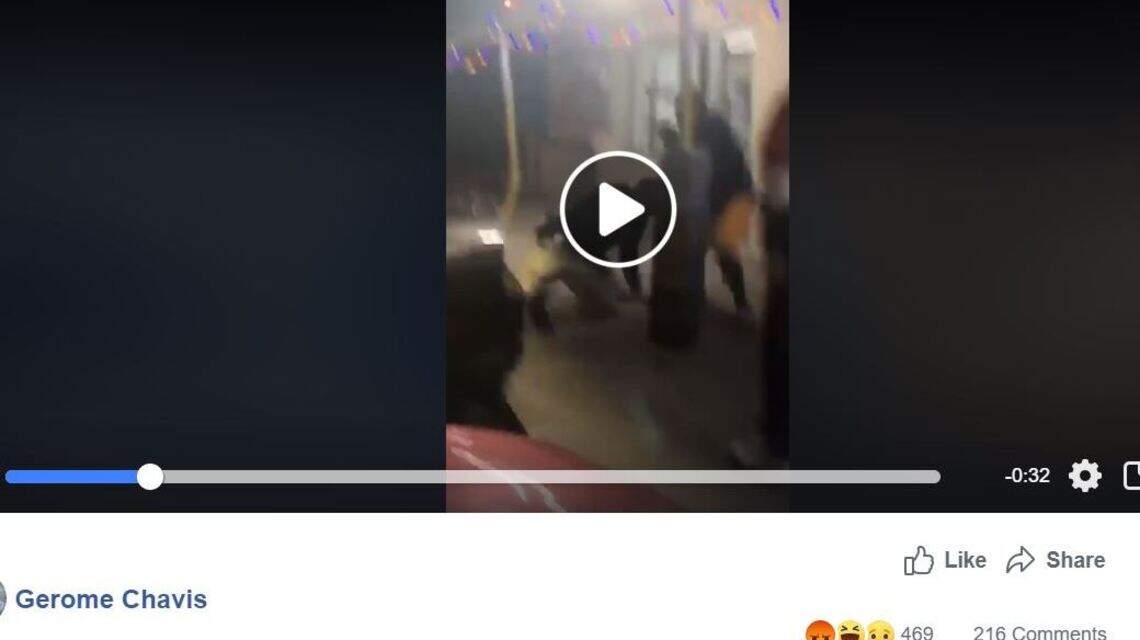 Police officer attacked outside North Carolina gas station, video shows