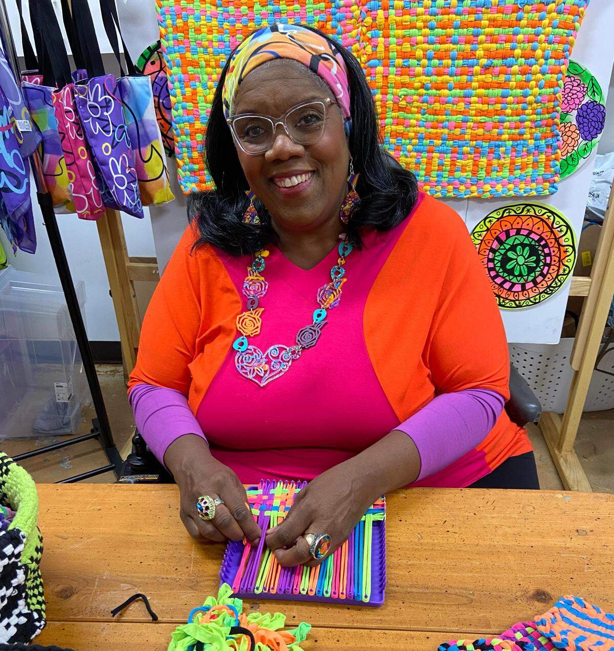 Michelle Spaulding is one of 60 artists in the Uproar Festival of Public Art. Photo courtesy of Michelle Spaulding.