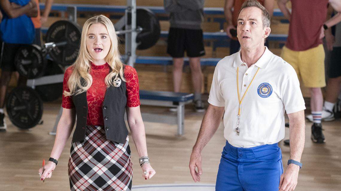 SCHOOLED - “Money for RENT” - After Mellor tells Lainey that sports are king at William Penn, she sets out to put on the Broadway hit musical “Rent” to show Mellor the arts are just as important as athletics. Meanwhile, Glascott and CB struggle to modernize the school’s outdated boy’s health education program, on “Schooled,” airing WEDNESDAY, JAN. 23 (8:30-9:00 p.m. EST), on The ABC Television Network. (ABC/Kelsey McNeal) AJ MICHALKA, BRYAN CALLEN