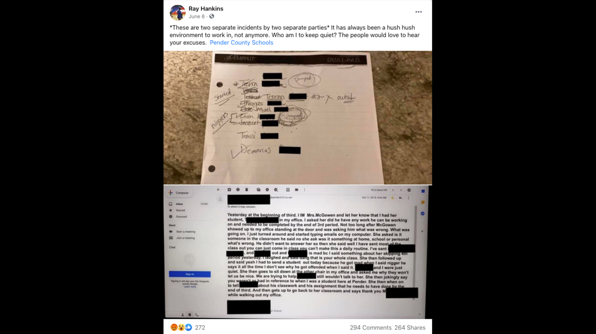 NC teacher used racial slur in front of students: report | Raleigh News ...