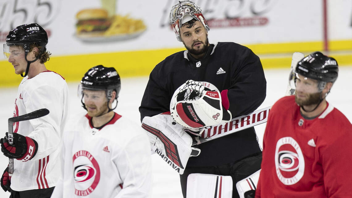 Canes keeping Mrazek, sign goalie to two-year contract